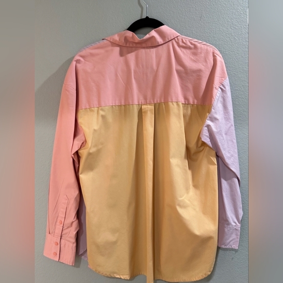 Abercrombie & Fitch Pink Oversized Shirt - Picture 5 of 6